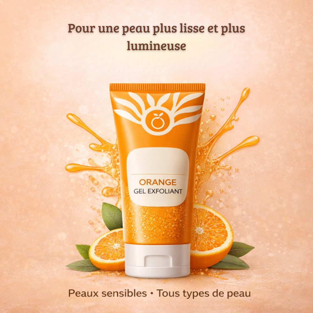 Gel Exfoliant Orange – Révèle une peau éclatante en quelques jours 🍊