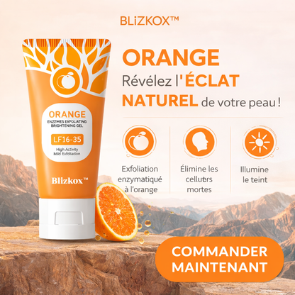Gel Exfoliant Orange – Révèle une peau éclatante en quelques jours 🍊