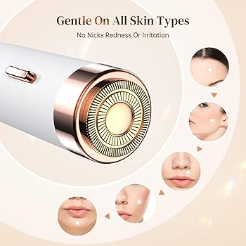 Epilateur facial -Dites adieu aux poils du visage en quelques secondes !