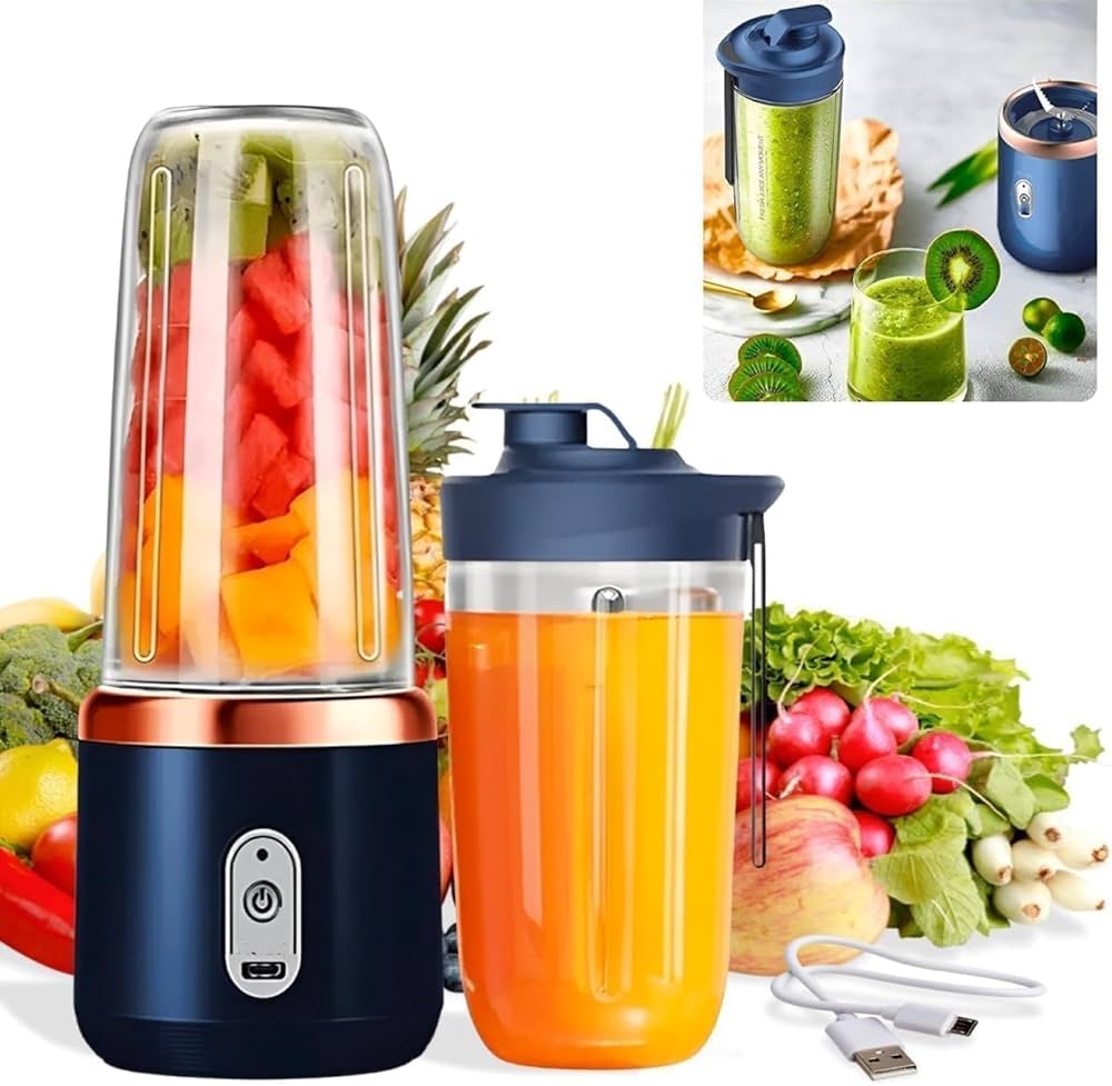 🥤 Blender Portable Rechargeable – Préparez vos jus frais où que vous soyez !