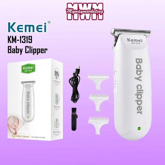 👶 Tondeuse Bébé Kemei – Coupez les cheveux de votre bébé sans pleurs ni stress !
