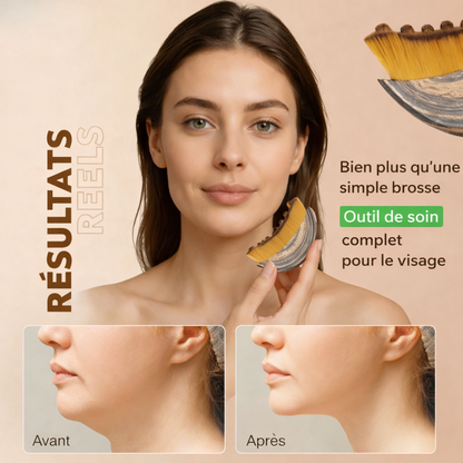 🧴 Brosse lymphatique visage – Retrouvez une peau lisse et lumineuse en 2 minutes !