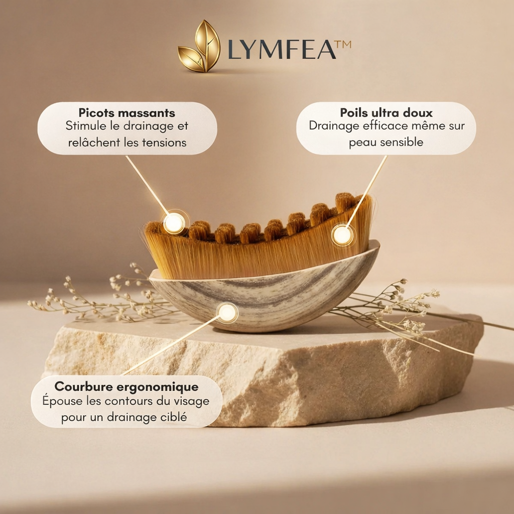 🧴 Brosse lymphatique visage – Retrouvez une peau lisse et lumineuse en 2 minutes !