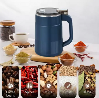 ⚡ Mini Moulin Électrique Multifonction – Broyez tout en quelques secondes sans effort !