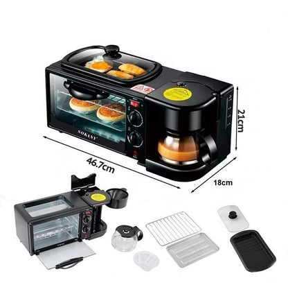 Breakfast Maker 3-en-1 | Petit-déjeuner complet en 10 minutes