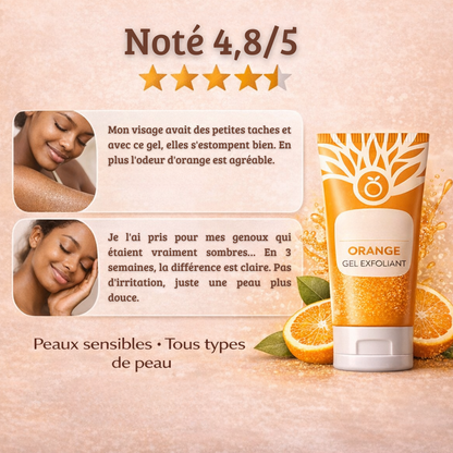 Gel Exfoliant Orange – Révèle une peau éclatante en quelques jours 🍊