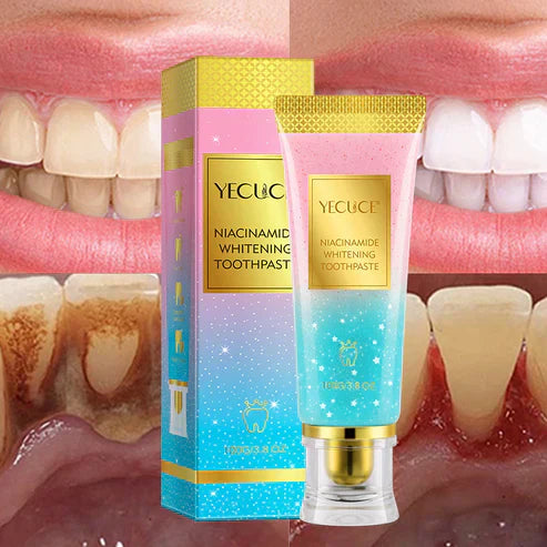🌟 Dentifrice Blanchissant à la Niacinamide – Retrouve un Sourire éclatant et une Confiance nouvelle en Quelques Jours !