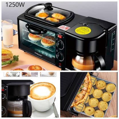 Breakfast Maker 3-en-1 | Petit-déjeuner complet en 10 minutes