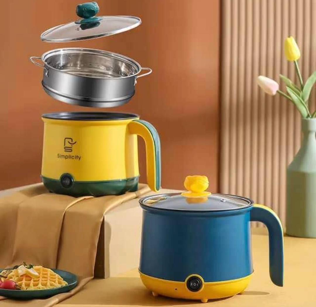 Mini Cuiseur Électrique Multifonction – Cuisinez vite, mangez chaud, sans effort !