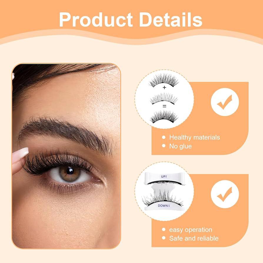 💖 Faux Cils Magnétiques  – Soyez Sublime en 10 Secondes Chrono !
