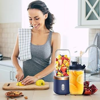 🥤 Blender Portable Rechargeable – Préparez vos jus frais où que vous soyez !