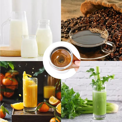 ☕ Mug Auto-Mélangeur Magnétique – Votre boisson parfaitement mélangée en un clic !