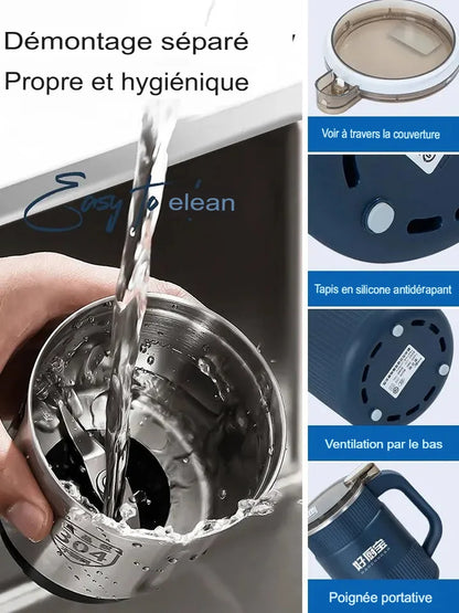⚡ Mini Moulin Électrique Multifonction – Broyez tout en quelques secondes sans effort !