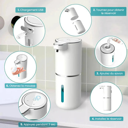 🧼 Distributeur Automatique de Savon – Lavez-vous les mains sans toucher au distributeur !