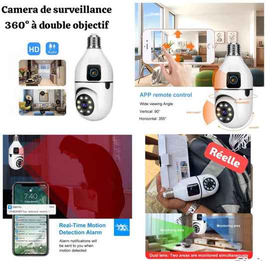 Caméra de Surveillance Intelligente - Sécurité 24h/24, 7j/7