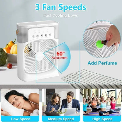 Mini Climatiseur Rechargeable 3 en 1